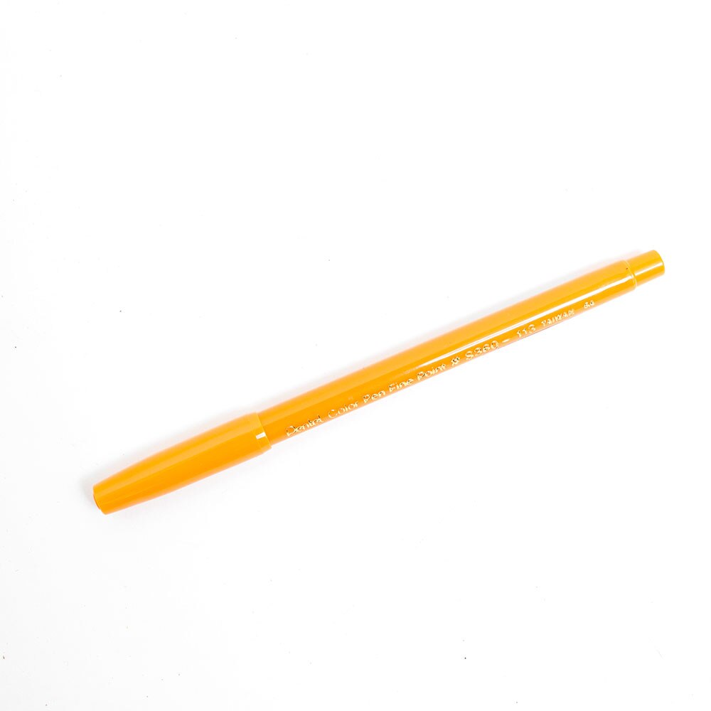 Pentel, Markers, Art & School, Color Pen, Fine Point, 50873, Ochre
